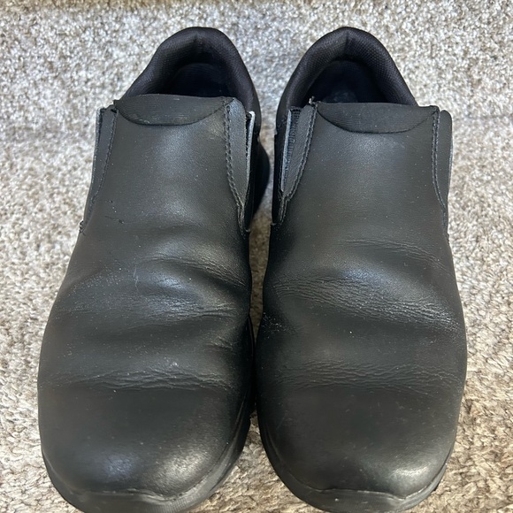Shoes for Crews Slip and Oil Resistant Black Leather Slip On Shoes. Size 6. - Picture 2 of 12